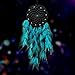 Nuts OT nuts Traumfänger Mädchen Handgefertigt Dreamcatcher mit Federn Bohemian Dekoration für Schlafzimmer Kinder Jungen Mädchen Zimmer Wandbehang Ornament Party Dekoration Kreatives Geschenk (Blau)