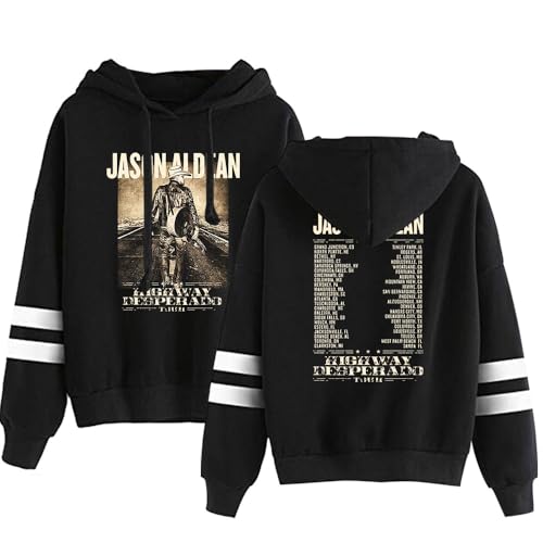 YUDI Jason Aldan Highway Desperado Tour Autumn/Winter Men's and Women's Hoodies Street Fashion Loose Sweatshirt