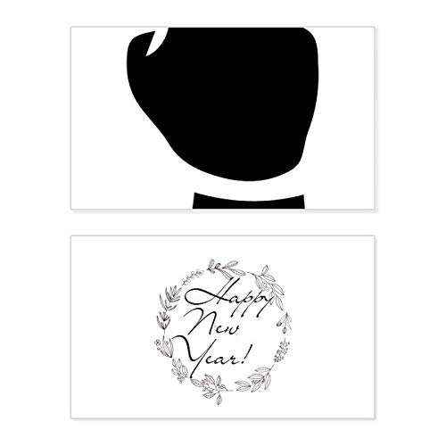 Tarjeta conmemorativa de Año Nuevo Make A Fist para inspirar fuerza y éxito en tus deseos