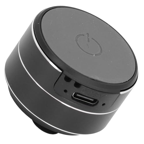 Image of Bone Conduction Speaker, Portable Cordless Bluetooth Speaker Stereo Music Player with Suction Cup Base, Support Dual Speaker Pairing Connection (Black)