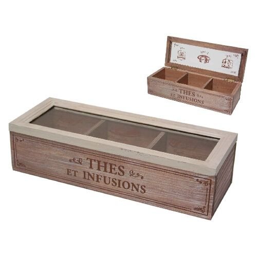 Teebox mit 3 Fächern COUNTRY