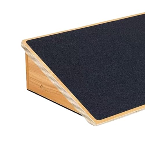 Tabla inclinada de madera para estiramiento de pantorrillas miniatura 3