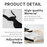 Zoom IMG-2 cravatte nere da donna 2 Zoom IMG-2 cravatte nere da donna 2