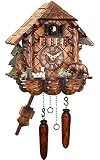 Alexander Taron 404QM Engstler Battery-Operated Cuckoo Clock - Full Size - 9.75" H x 9" W x 6.25" D,
