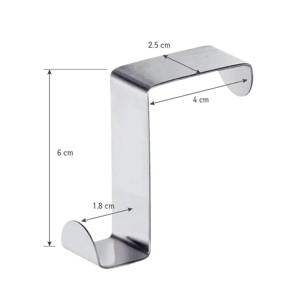 Szydełek wiszący na ścianie Haczyk do drzwi szafki łazienkowej w kształcie litery Z(10pcs)