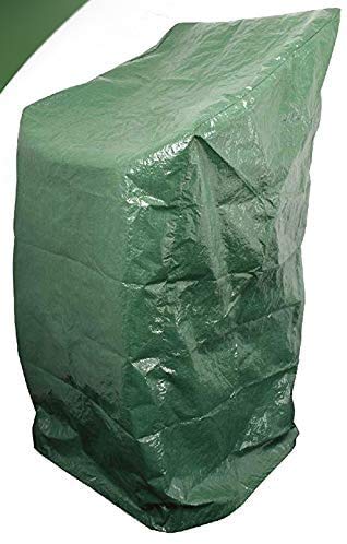 ADEPTNAHeavy Duty Patio Stacking Chair Cover – Protects your Chairs All Year Round with this Tough Polyethylene Cover 66cm x 107cm