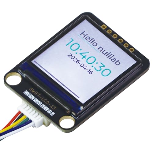 Image of 2-Pack 1.3 Inch LCD Display Module, 240x240 Full Color TFT IPS Screen, ST7789 Driver 4-Wire SPI Interface, 3.3V-5V Compatible, for Embedded HMI, Smart Device & DIY Projects