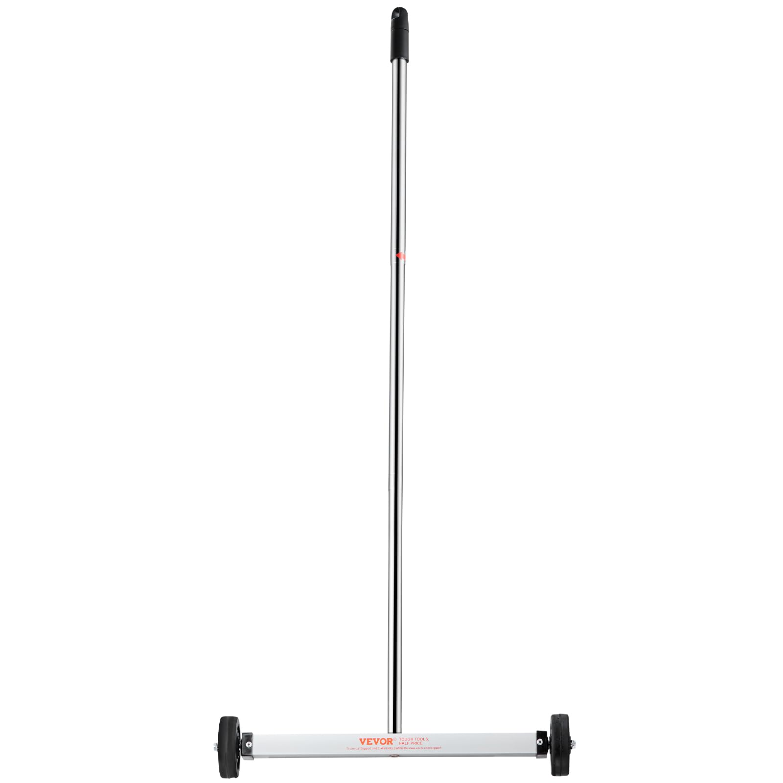 VEVOR Barredora Magnética de 44,5 cm con Ruedas y Mango Ajustable Capacidad de 4,5 kg, Mini Barredora Liviana Magnética para Recoger Clavos y Tornillos Fácil Limpieza del Taller, Garaje, Patio