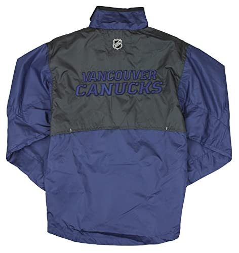 Vancouver Canucks NHL Big Boys Craftman Hot Jacket - Navy Blue3