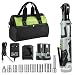 Produktbild WORKPRO Elektrische Ratschenschlüssel Set, 12V Akku-Ratsche, 3/8", 55 Nm, Kabelloser Ratschenschrauber mit 2 x 2,0 Ah Akku, LED-Licht, inkl. 9 Stecknüsse, Aufbewahrungstasche, Ladegerät