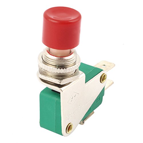 Sourcingmap AC 125V/250V 16A SPDT NO NC Momentary Push Button Micro Switch DS438