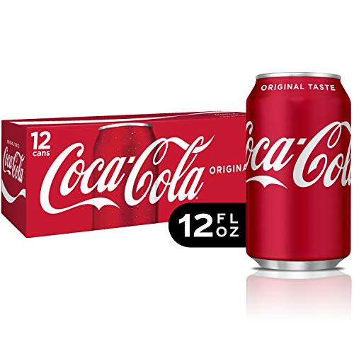Coca Cola Original Coke Taste Soda Soft Drink Beverage Cans - 12 Pck (12 oz)