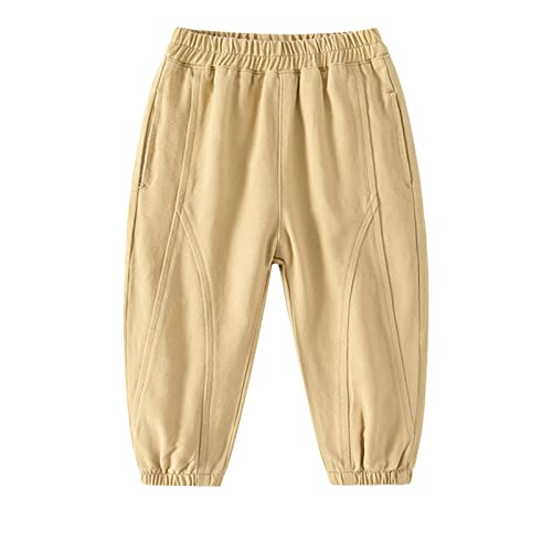 Toddler Children Boys Pull On Soild Sports Jogger Workout Cargo Casual Joggers Pockets Trousers 18month Boy Clothes