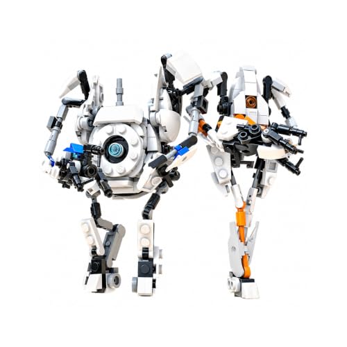 CYSNATU Portal 2 Building Kit Decoration Set, MOC Game Robot Model Ornaments for Home Decor