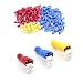 Baomain Piggyback Spade Crimp Terminal Connector 0.5-6.0mm² 22-10AWG 100 Pcs