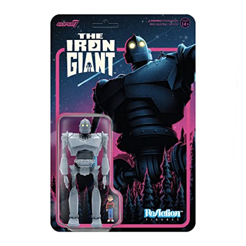 Super7 The Iron Giant Iron Giant (With Hogarth Hughes) 3.75 In Reaction Figure #TOP15