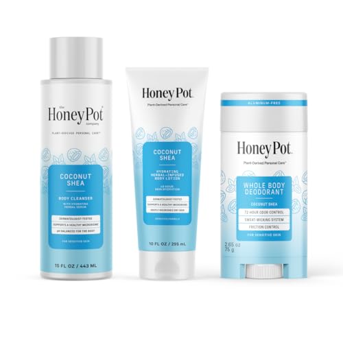 The Honey Pot Company - Prebiotic Feminine Wash - Herbal Infused - Sensitive Skin Types - PH Balanced Plant Based Hygiene Products - 5.51 Fl Oz
