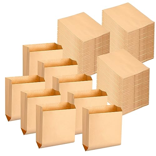 Image of Thenshop 100 Pcs Sanitary Napkin Disposal Bags Waxed Kraft for Bathroom | Feminine Hygiene Liner for Bathroom Dispensers, 7.5 X 10 Inch Waste Receptacle Liners, Business Restroom Personal Use