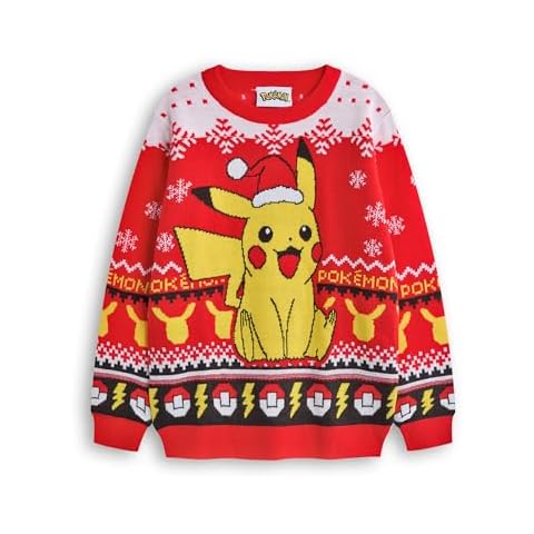 Pokemon Kids Holiday Pikachu Jumper Cover