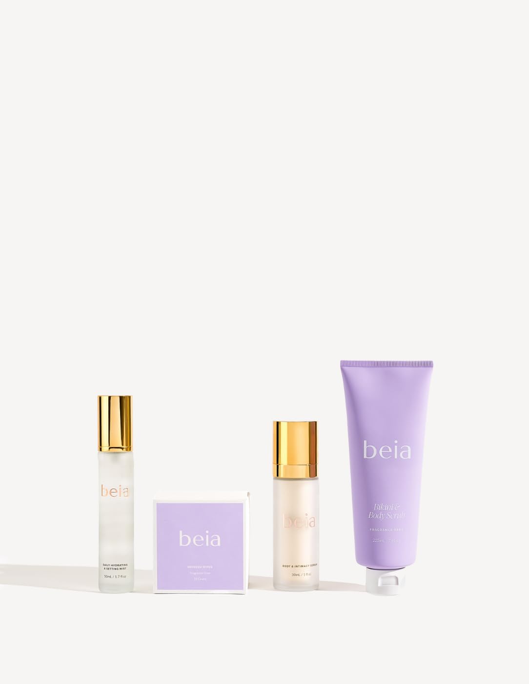 Amazon.com: Beia Essentials - Hydrating Mist, Body Scrub, Feminine