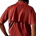 ARIAT Men's Rebar Made Tough Venttek DuraStretch Work Shirt, FireBrick Red, Large