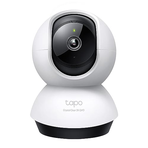 Tapo TP-Link C220 360°-WLAN-Überwachungskamera für den Innenbereich, 2K 4MP, IR Nachtsicht, Bewegungserkennung, Zwei-Wege-Audio, kompatibel mit Alexa und Google Assistant, für Babys/Haustiere 4
