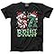 HotScamp Funny 6 7 Christmas Top for Kids, Teens and Adults – 67 Bruh 6-7 Slogan T-Shirt - Six Seven Graphic Tee Festive Meme Christmas Jumper Day Tshirt - 9-11 Years Black