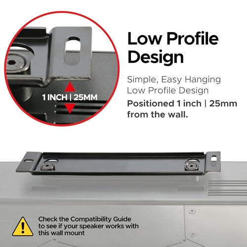 Solo 5 Wall Mount Bracket for Bose Solo 5 Sound Bar, Complete Kit with All Mounting Hardware, Compatible with Series II Soundbar, Designed in The UK by Soundbass