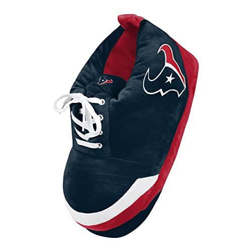 Image of FOCO Mens NFL Team Logo Plush Oversized Sneaker Slippers