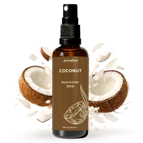 Image of Coconut Air Freshener Spray for Room, Linen & Pillow 100ml by Aromafume