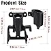 Glad Hand Holder, Gladhand Bracket and Plug for Semi Truck, Air Brake Coiled and Electric Power Cable Organizer Bracket, 2 Plugs and 2 Gladhand Holder (2 Plugs and 2 Gladhand Holder)