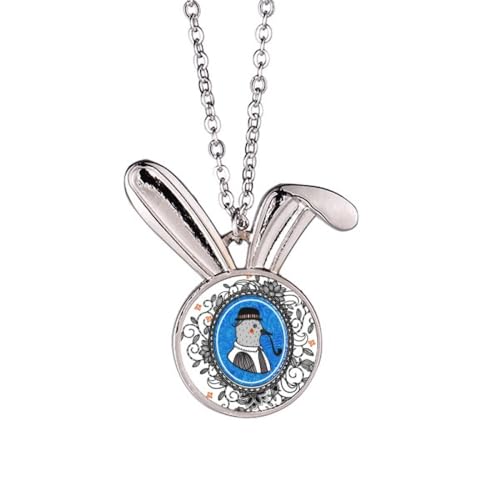 Collier pigeon et lapin mignon parfait pour sublimer vos tenues d'été décontractées
