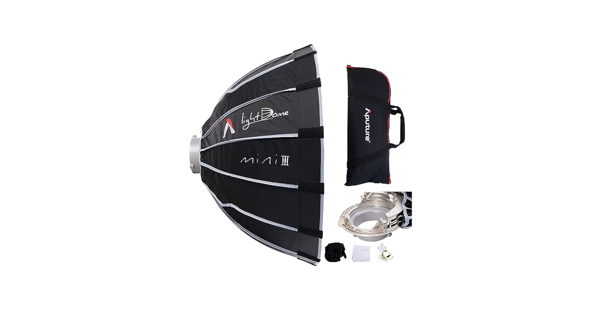 Aputure Light Dome Mini III ソフトボックス Light Dome Mini III - Compact Circular Quick-Folding Softbox