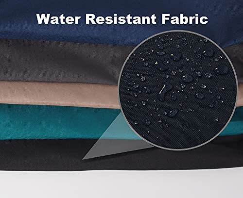 Leeymoo Patio Seat Cushion Covers, Water Repellent Patio Seat Cushion Covers-Only Covers (20\"x20\"x2\" 2 Pack Peacock Blue) - Thumbnail 2