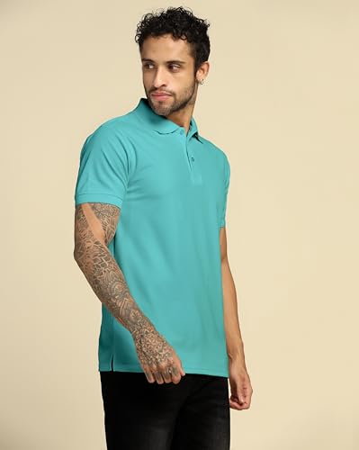 Image of VastraVibes Men's Polo Regular Fit T-Shirt