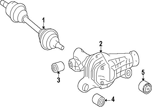 Amazon.com: Mercedes-Benz 166 330 13 00, CV Axle Shaft