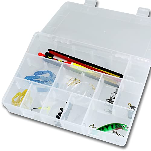 Angelbox mit Zubehör 120tlg. Angelset Angelkoffer Köderbox mit Gummiköder und Angelhaken – Bild 3