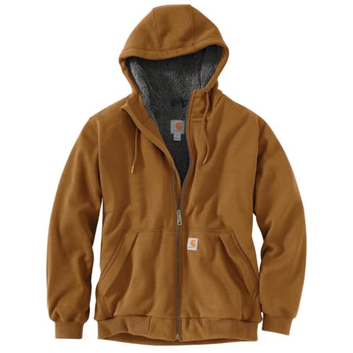 Carhartt Men's Rain Defender Relaxed Fit Midweight Sherpa-Lined