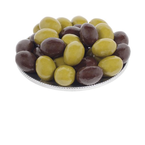 Dragees Pecou Chocolate and Marzipan Olives - 1 Kilo Box (2.2 LBS) - Imported from France