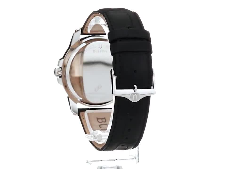 Bulova Precisionist Analog Grey Dial Men's Watch - 96B158 : Amazon