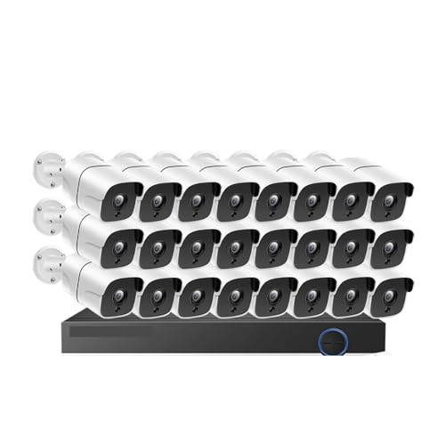 32CH 4K 8MP Ď POE JVXe NVR IP h[Jt O ľm 16`l CCTV Lbg [gANZX(None,32CH NVR 24 PCS cam)