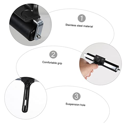 Hapinary 4Pcs Roller Roller Tape Roller Glue Tape Roller Printmaking Supplies Rubber Brayer Roller Stamping Brayer Roller Brayer Ink Applicator Oil Painting Tool Bush Black #TOP4