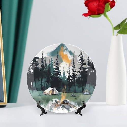 Plato Decorativo de Porcelana 7 pulgadas Wilderness Nature miniatura 6