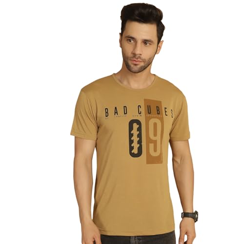 Image of Mack Jonney Printed Regular Fit Round Neck Cotton Half Sleeves Tshirt for Men(Pack of 3)-MACK635251
