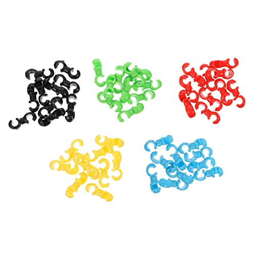 GOOHOCHY 50pcs Bike Brake Clips Cable Straps c Shaped Buckle s Buckle Wire Clamps Tubing Clips for Clean Cable Management
