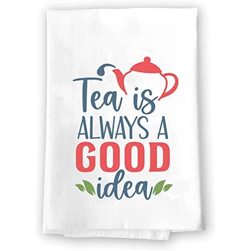 Tea Themed Kitchen Bath Hand Towels Calming Home Decor