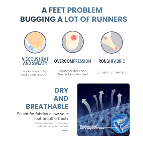 Toe Socks for Men Women Cool-max Running Socks 3 Pairs Athletic Breathable Five Finger Socks4