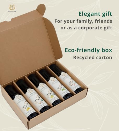 Set de regalo de aceites de oliva infusionados 5x3.45 fl oz miniatura 4