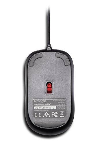 Souris filaire Kensington USB noire pour espace de travail partagé open space - 3