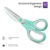 Scissors, iBayam 8" All Purpose Scissors Bulk 3-Pack, Ultra Sharp 2.5mm Thick Blade Shears Comfort-Grip for Office Desk Accessories Sewing Fabric Home Craft Teacher School Supplies, Right/Left Handed #4